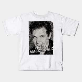 Norm Macdonald sketches Kids T-Shirt